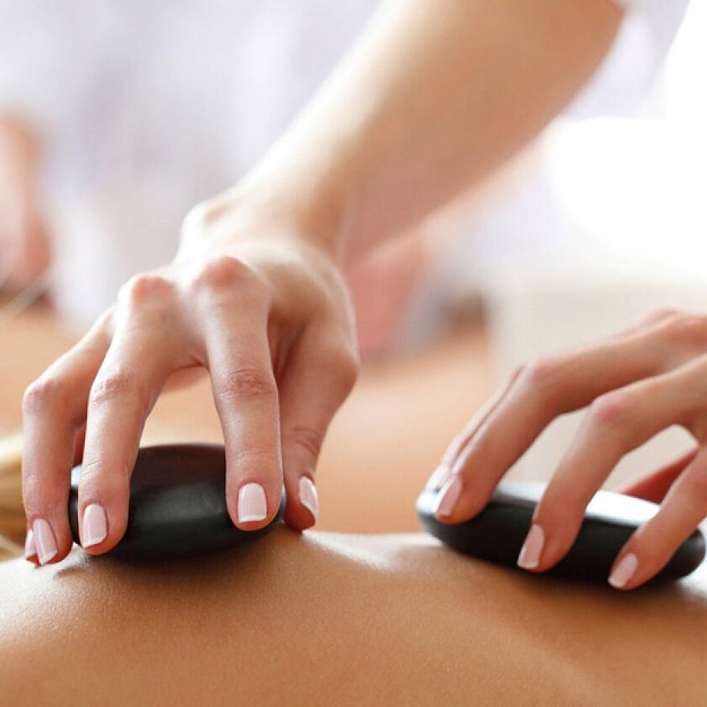 thai massage - hotstone added on