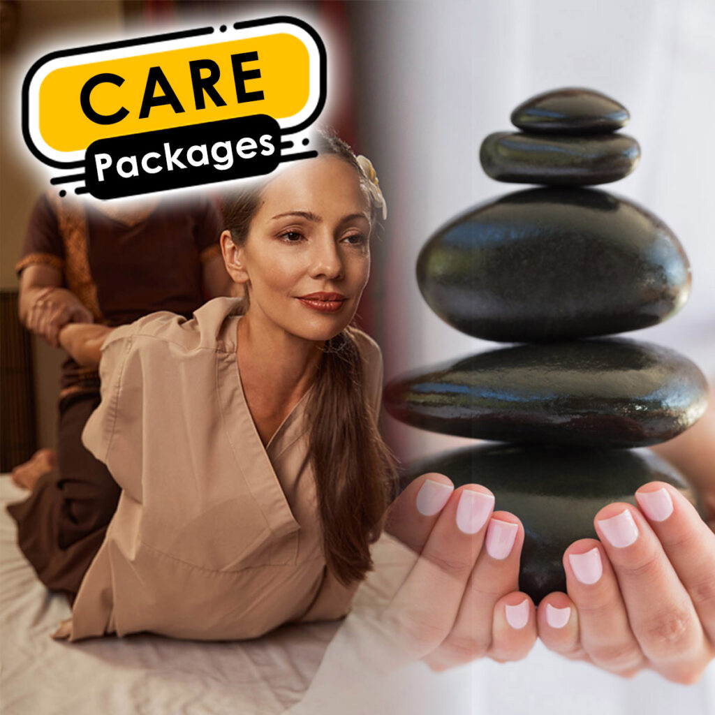 Care Packages + Hot stone